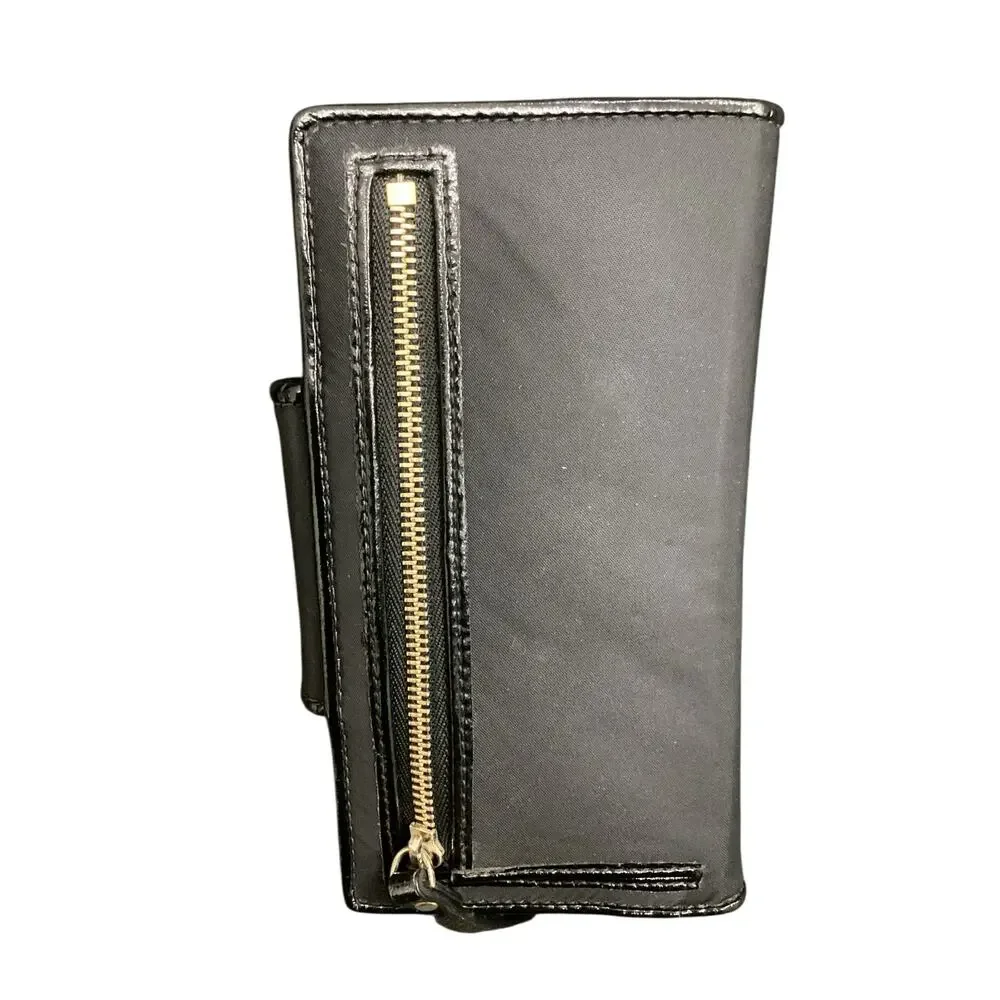 Kate Spade Wallet Women’s 1 Size Leather Interior &Nylon Exterior Foldable Black
